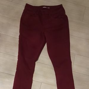 Old Navy Size 2 Burgundy Jeans
